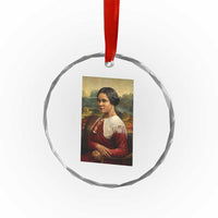 Madam CJ Walker Mona Lisa Crystal Glass Ornament Black History Month Gift - Wonder Print Shop