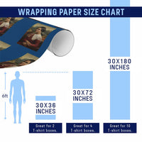 Madam CJ Walker Mona Lisa Wrapping Paper Roll Black History Month Gift - Wonder Print Shop