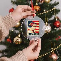 Madam CJ Walker Patriotic Crystal Glass Ornament Black History Month Gift - Wonder Print Shop