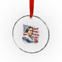 Madam CJ Walker Patriotic Crystal Glass Ornament Strong Black Woman Leader - Wonder Print Shop