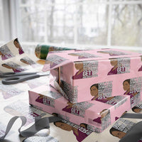 Madam CJ Walker Quote Wrapping Paper Roll Do Not Sit Down And Wait For Opportunities - Wonder Print Shop
