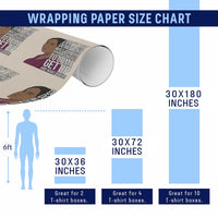 Madam CJ Walker Quote Wrapping Paper Roll Do Not Sit Down And Wait For Opportunities - Wonder Print Shop