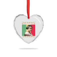 Madam CJ Walker Retro Sunset Heart Crystal Glass Ornament Strong Black Woman Leader - Wonder Print Shop