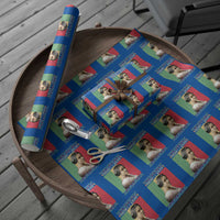 Madam CJ Walker Retro Sunset Wrapping Paper Roll Strong Black Woman Leader - Wonder Print Shop