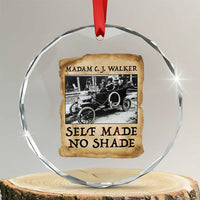 Madam CJ Walker Self Made Millionaire Crystal Glass Ornament Strong Black Woman Leader - Wonder Print Shop