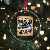 Madam CJ Walker Self Made Millionaire Crystal Glass Ornament Strong Black Woman Leader - Wonder Print Shop
