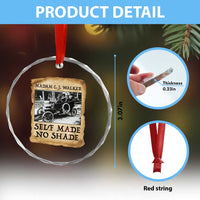 Madam CJ Walker Self Made Millionaire Crystal Glass Ornament Strong Black Woman Leader - Wonder Print Shop