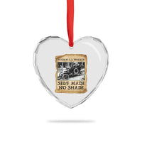 Madam CJ Walker Self Made Millionaire Heart Crystal Glass Ornament Strong Black Woman Leader - Wonder Print Shop