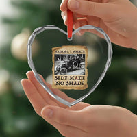 Madam CJ Walker Self Made Millionaire Heart Crystal Glass Ornament Strong Black Woman Leader - Wonder Print Shop