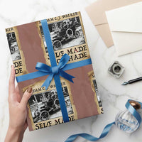 Madam CJ Walker Self Made Millionaire Wrapping Paper Roll Strong Black Woman Leader - Wonder Print Shop