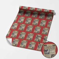 Madam CJ Walker Vintage Newspaper Style Wrapping Paper Roll Economic Freedom Through Opportunity - Wonder Print Shop