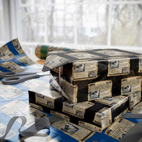 Madam CJ Walker Vintage Newspaper Style Wrapping Paper Roll Economic Freedom Through Opportunity - Wonder Print Shop