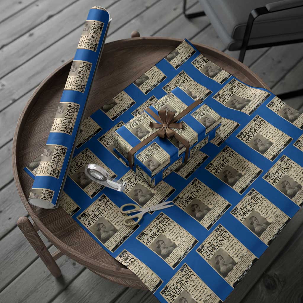 Madam C.J. Walker Wrapping Paper Roll I Made My Own Opportunity - Wonder Print Shop