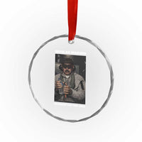 Maduro Captured Meme Crystal Glass Ornament On Board USS Iwo Jima Political Satire - Wonder Print Shop