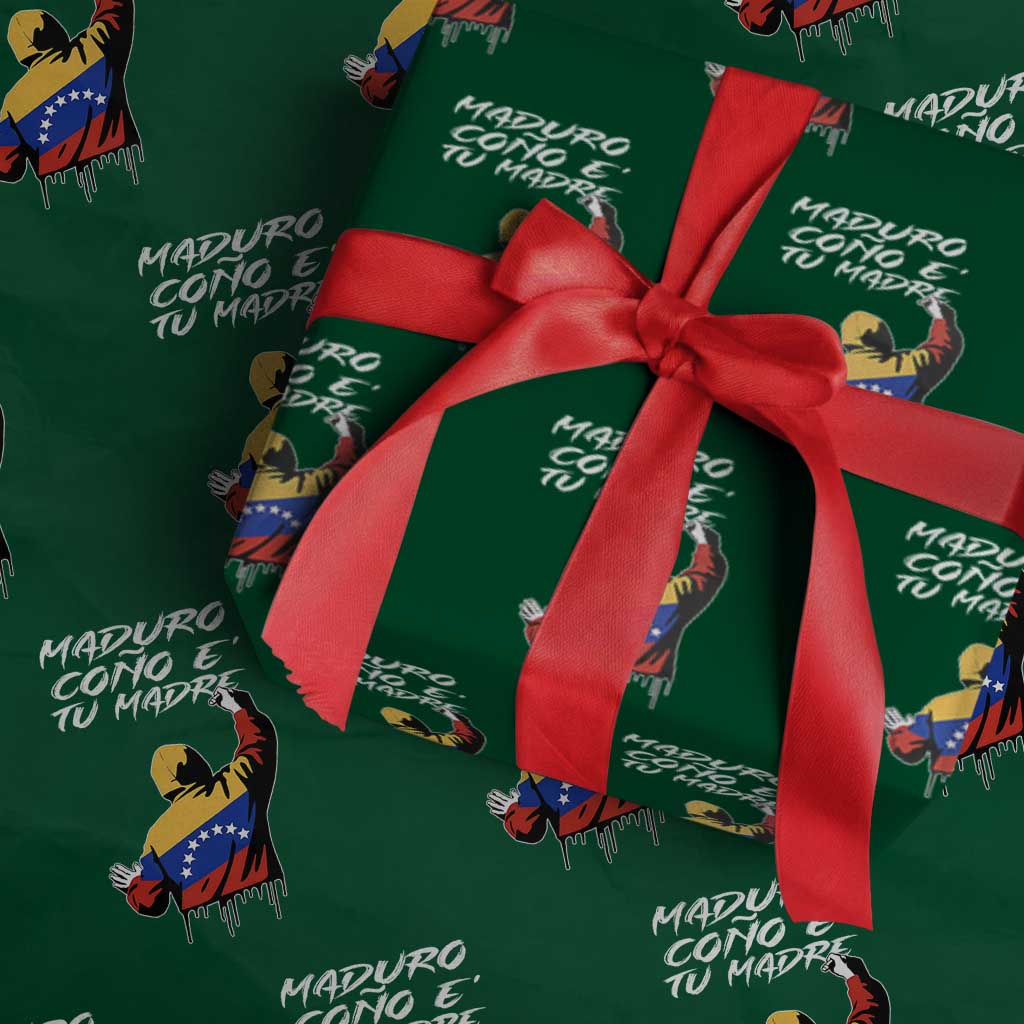 Maduro Cono e Tu Madre Wrapping Paper Roll Venezuelan Protest Graffiti Graphic - Wonder Print Shop