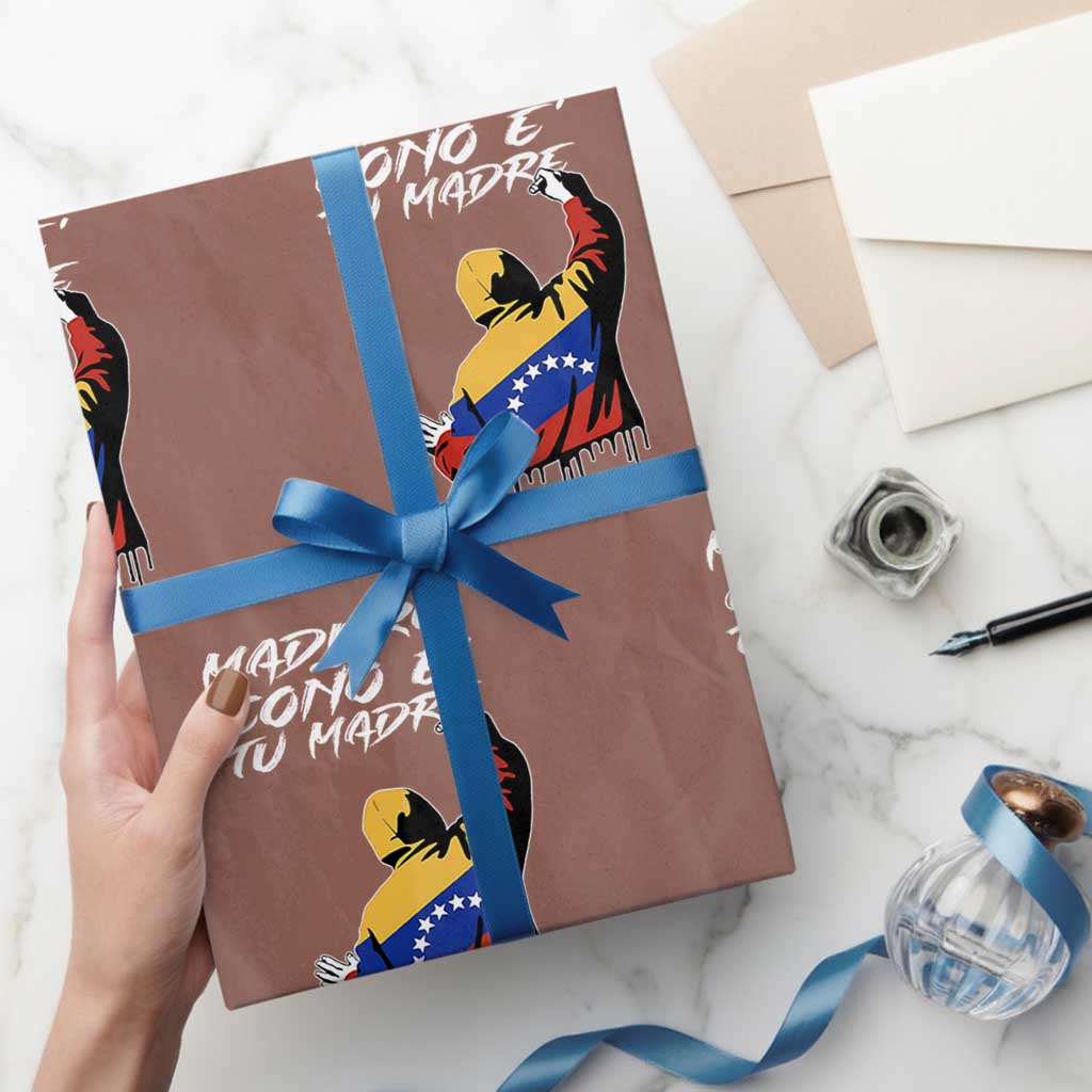 Maduro Cono e Tu Madre Wrapping Paper Roll Venezuelan Protest Graffiti Graphic - Wonder Print Shop