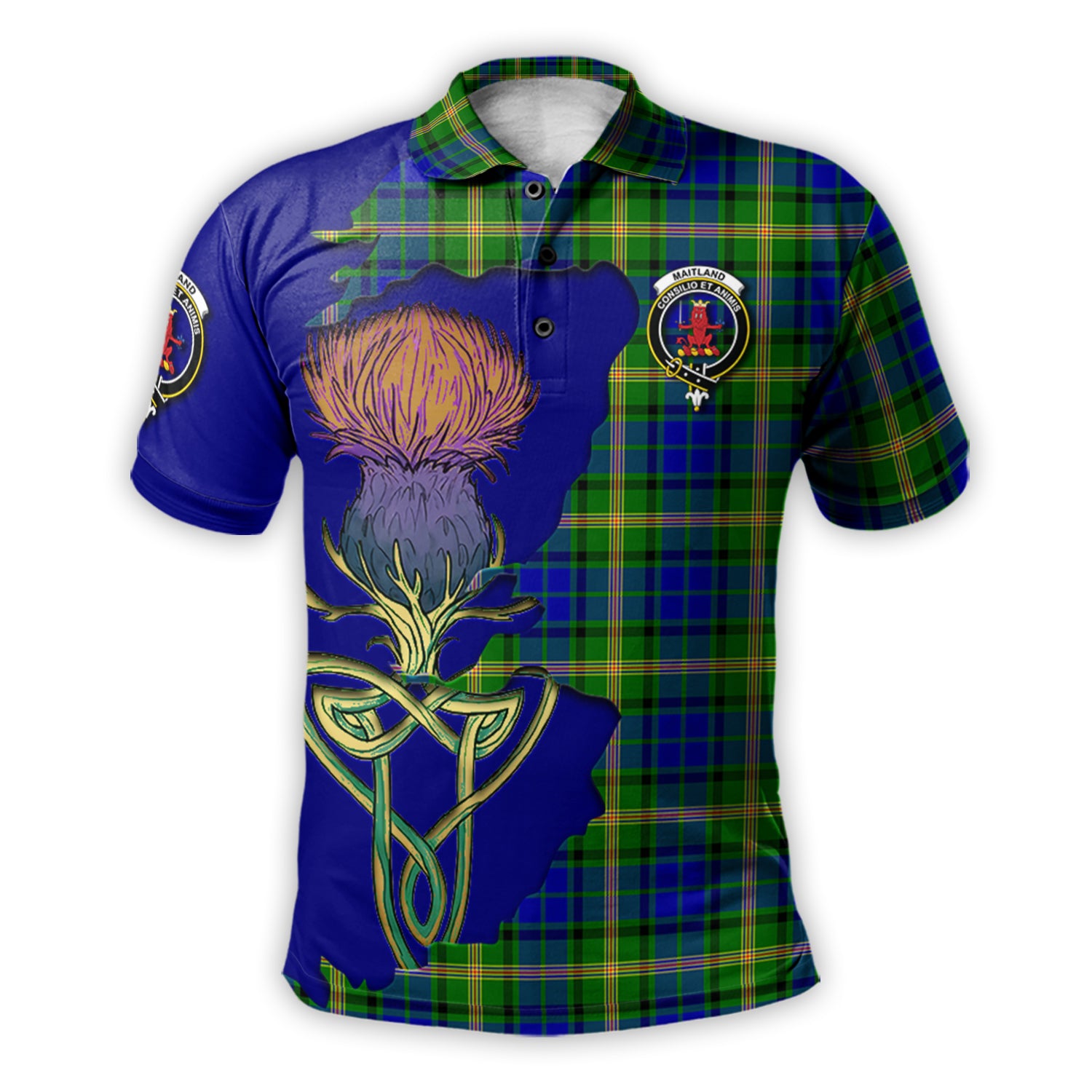 maitland-tartan-family-crest-polo-shirt-tartan-plaid-with-thistle-and-scotland-map-polo-shirt
