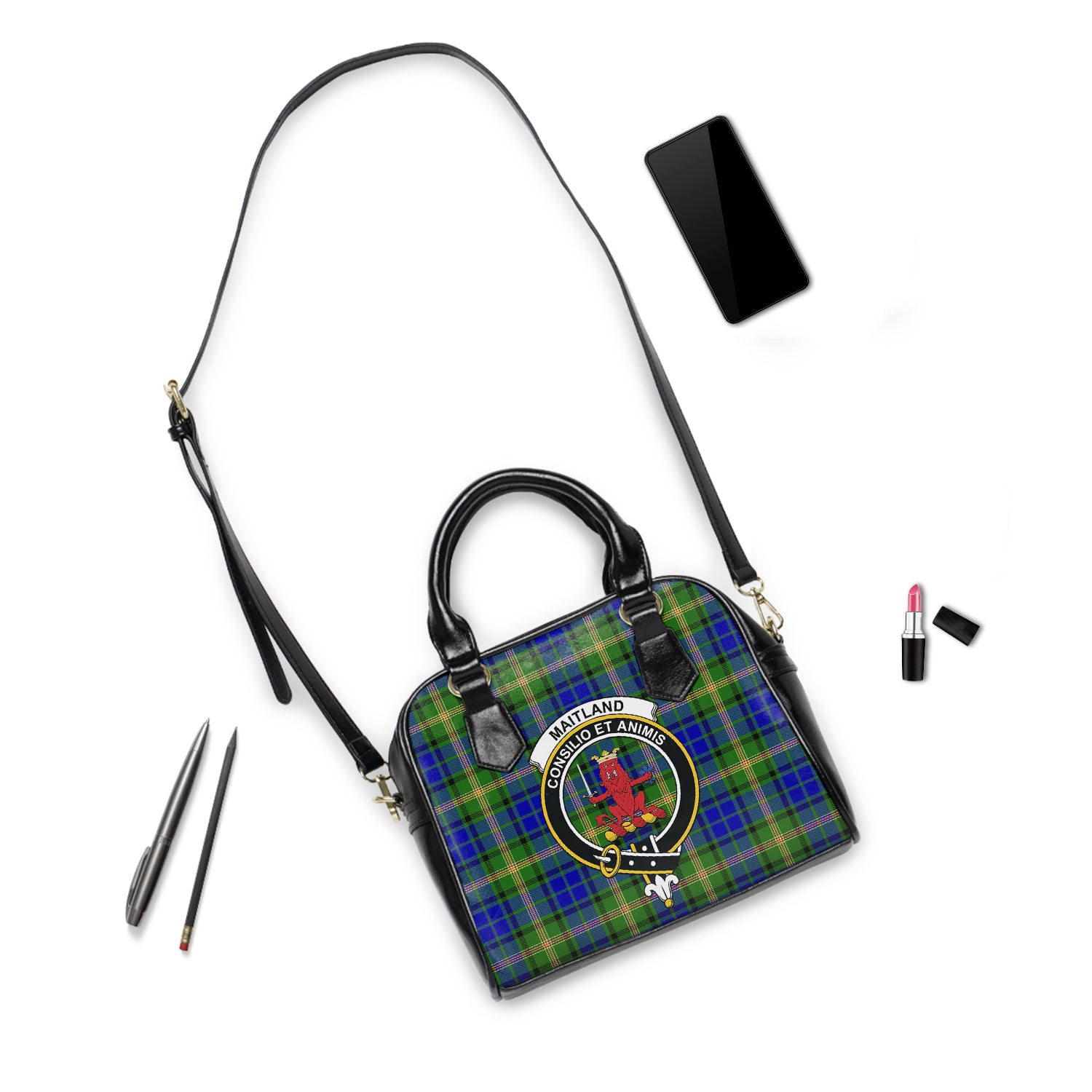 maitland-clan-tartan-shoulder-handbag-family-crest-shoulder-handbag-for-women