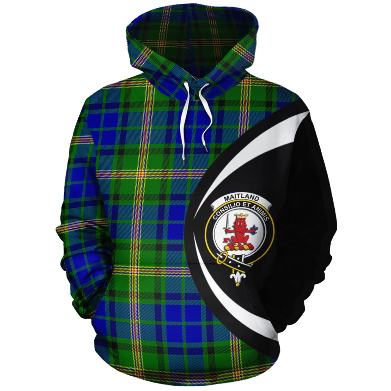 scottish-maitland-clan-crest-circle-style-tartan-hoodie
