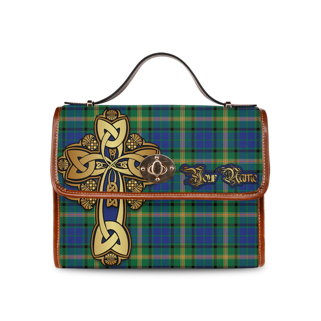 maitland-tartan-canvas-bag-personalize-your-name-with-golden-thistle-and-celtic-cross-canvas-bag
