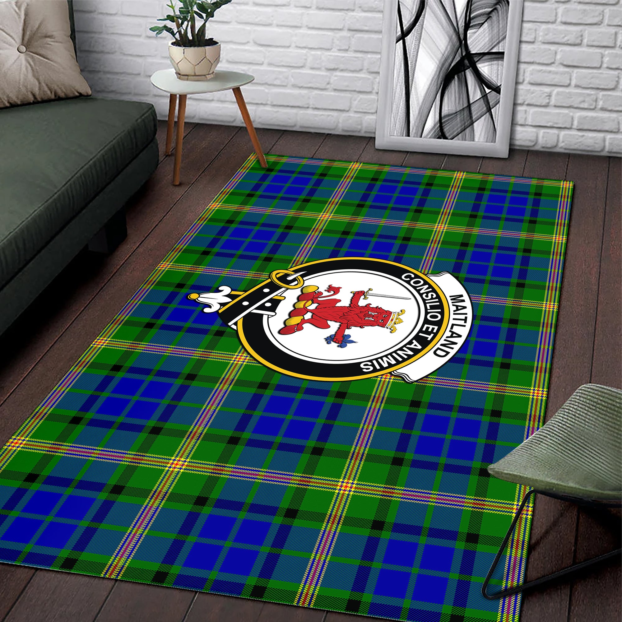 maitland-clan-tartan-rug-family-crest-tartan-plaid-rug-clan-scotland-tartan-area-rug