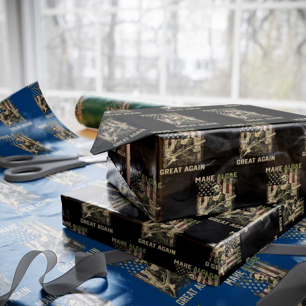 Make Algae Great Again Wrapping Paper Roll Funny Lincoln Political Satire Humor