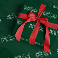 Make Algae Great Again Wrapping Paper Roll Funny Political Satire Lincoln Reflecting Pool