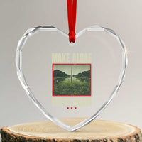 Make Algae Great Again Funny DC Slamp Slime Parody Heart Crystal Glass Ornament Washington Monument Reflecting Pool Vintage Photo