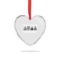 Make America Native Again Heart Crystal Glass Ornament Native American Indians Indigenous - Wonder Print Shop