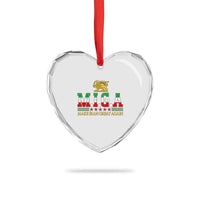 Make Iran Great Again Patriotic MIGA Heart Crystal Glass Ornament Lion and Sun Persian Flag Freedom Iranian Revolution