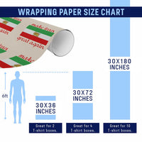 Make Iran Great Again Wrapping Paper Roll Vintage Lion and Sun Flag Patriotic Iranian Pride