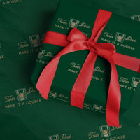 Make It A Double Twin Dad Wrapping Paper Roll Expecting Fathers Day Gift