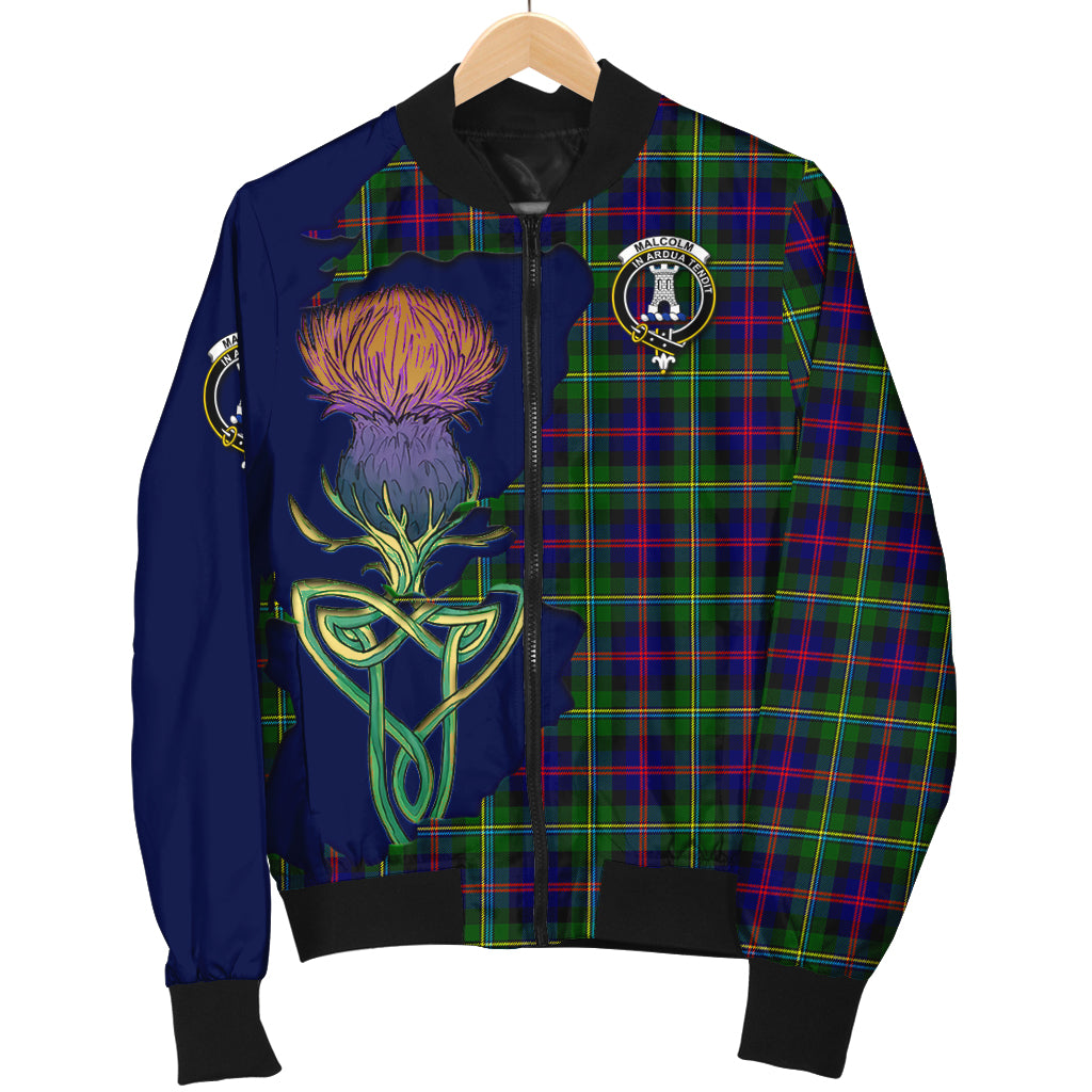 malcolm-tartan-family-crest-bomber-jacket-tartan-plaid-with-thistle-and-scotland-map-jacket