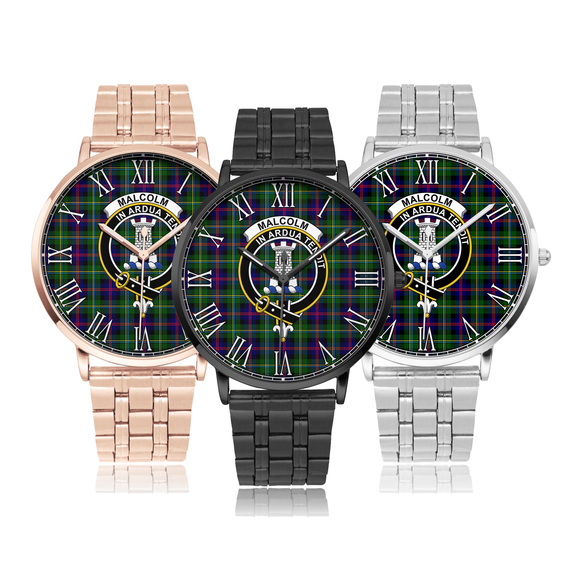 malcolm-family-crest-quartz-watch-with-stainless-steel-trap-tartan-instafamous-quartz-stainless-steel-watch