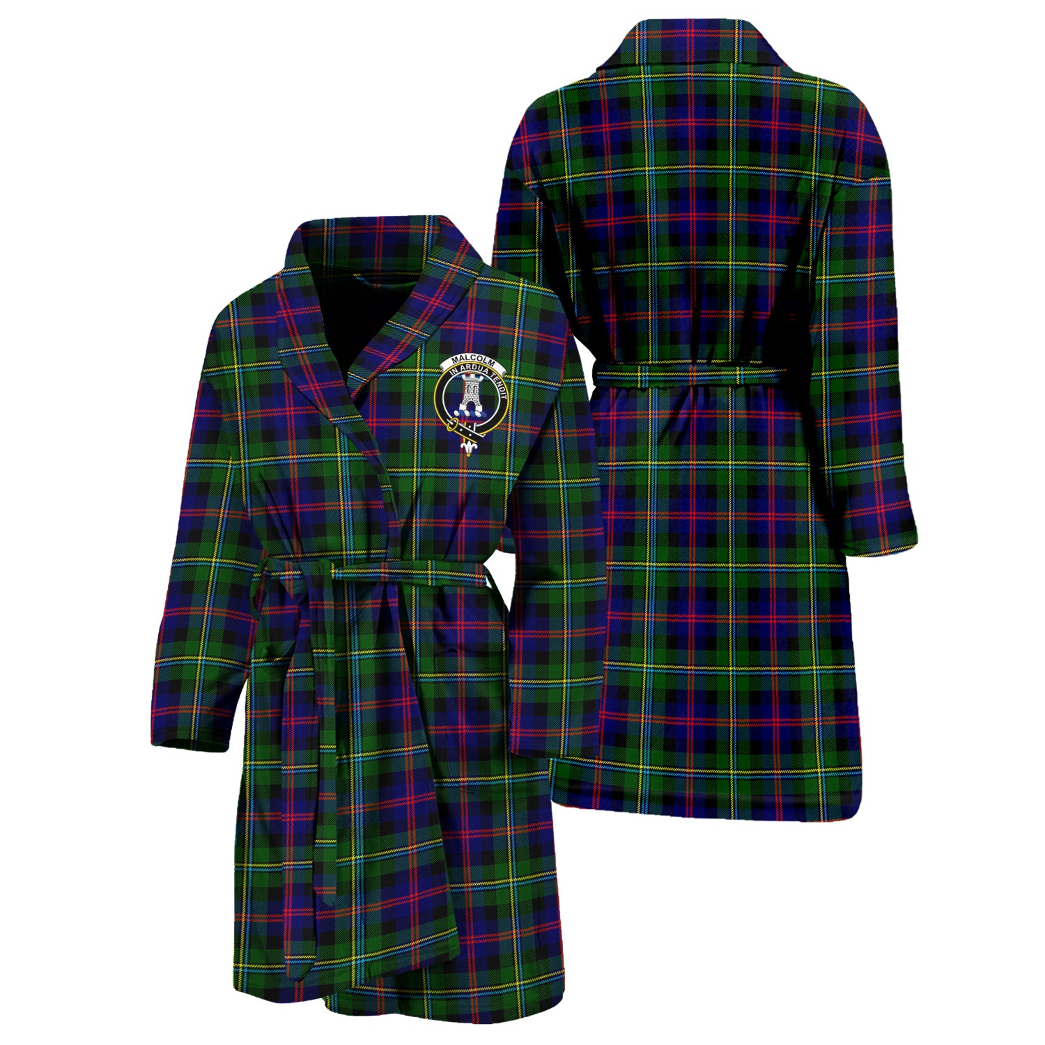 malcolm-family-crest-tartan-bathrobe-tartan-robe-for-men-and-women