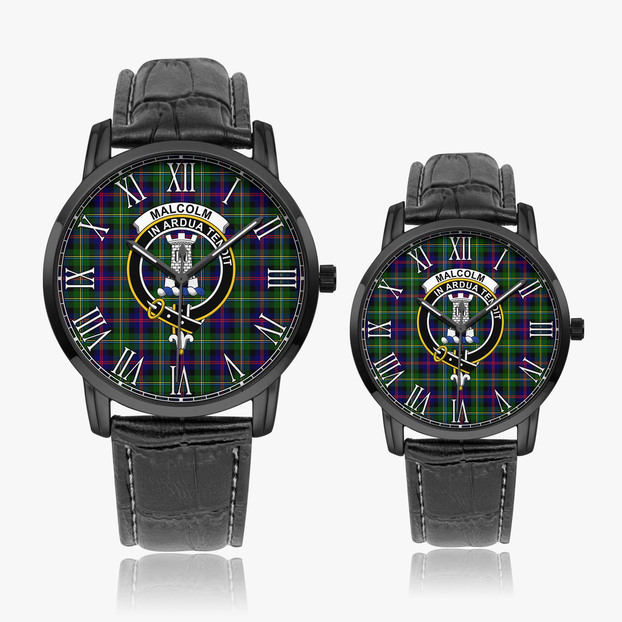 malcolm-family-crest-quartz-watch-with-leather-strap-tartan-instafamous-quartz-leather-strap-watch