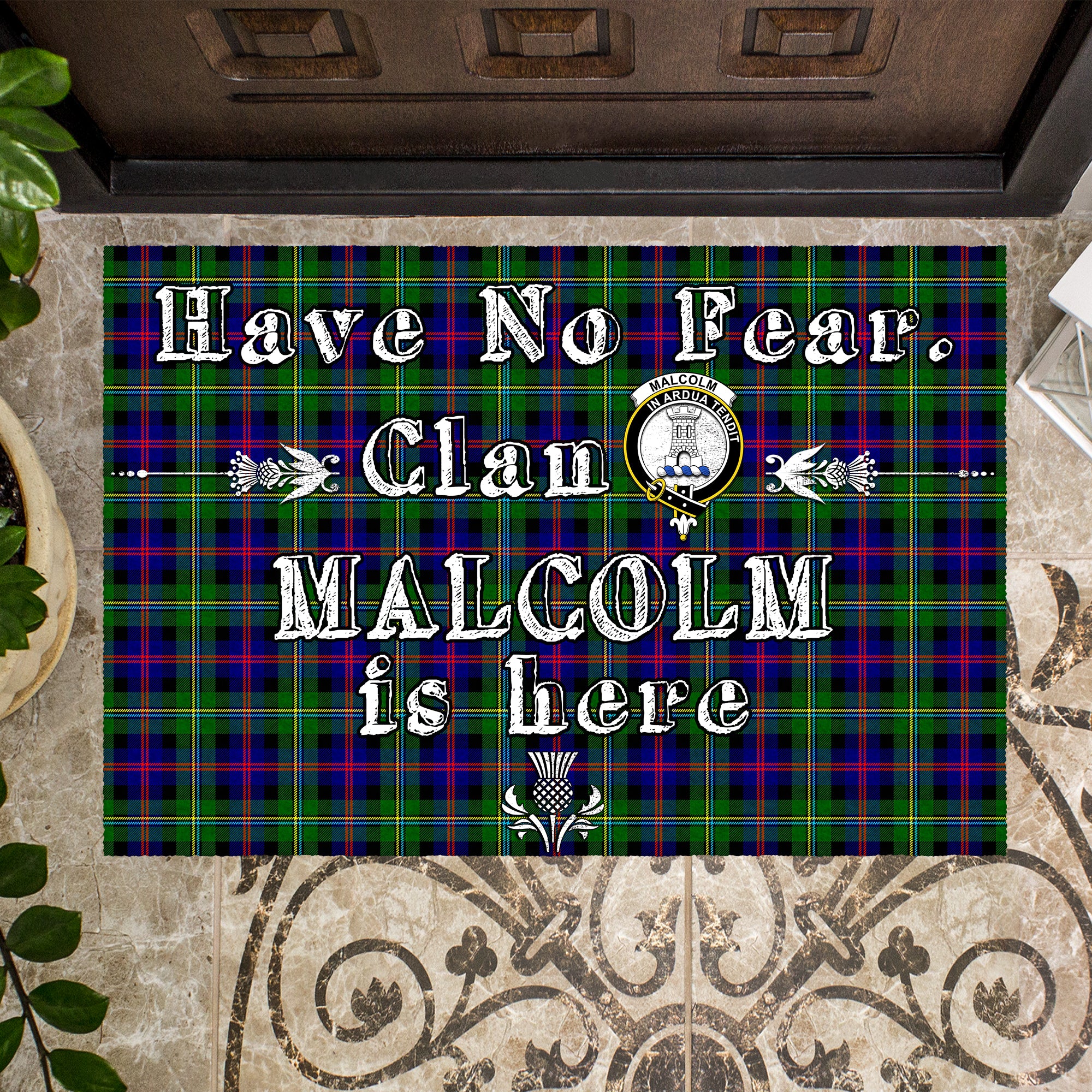 malcolm-clan-tartan-door-mat-family-crest-have-no-fear-tartan-door-mat