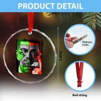 Malcolm X Crystal Glass Ornament Black History Month - Wonder Print Shop