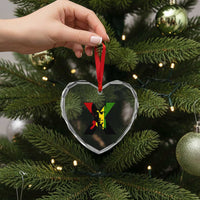 Malcolm X Heart Crystal Glass Ornament African American Heritage Gift - Wonder Print Shop