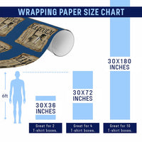 Malcolm X Historical Newspaper Wrapping Paper Roll Stumbling Is Not Falling Black History TS12
