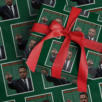 Malcolm X Legend Wrapping Paper Roll African American Activist Legacy - Wonder Print Shop