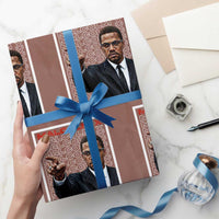 Malcolm X Legend Wrapping Paper Roll African American Activist Legacy - Wonder Print Shop