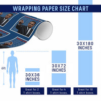 Malcolm X Legend Wrapping Paper Roll African American Activist Legacy - Wonder Print Shop