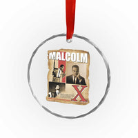 Malcolm X Quote Crystal Glass Ornament Nobody Can Give You Freedom Take It - Wonder Print Shop