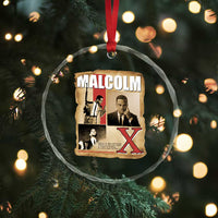 Malcolm X Quote Crystal Glass Ornament Nobody Can Give You Freedom Take It - Wonder Print Shop