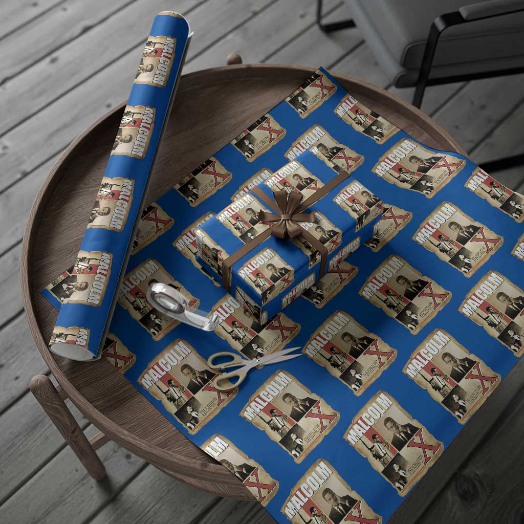 Malcolm X Quote Wrapping Paper Roll Nobody Can Give You Freedom Take It - Wonder Print Shop