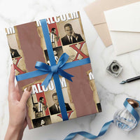 Malcolm X Quote Wrapping Paper Roll Nobody Can Give You Freedom Take It - Wonder Print Shop