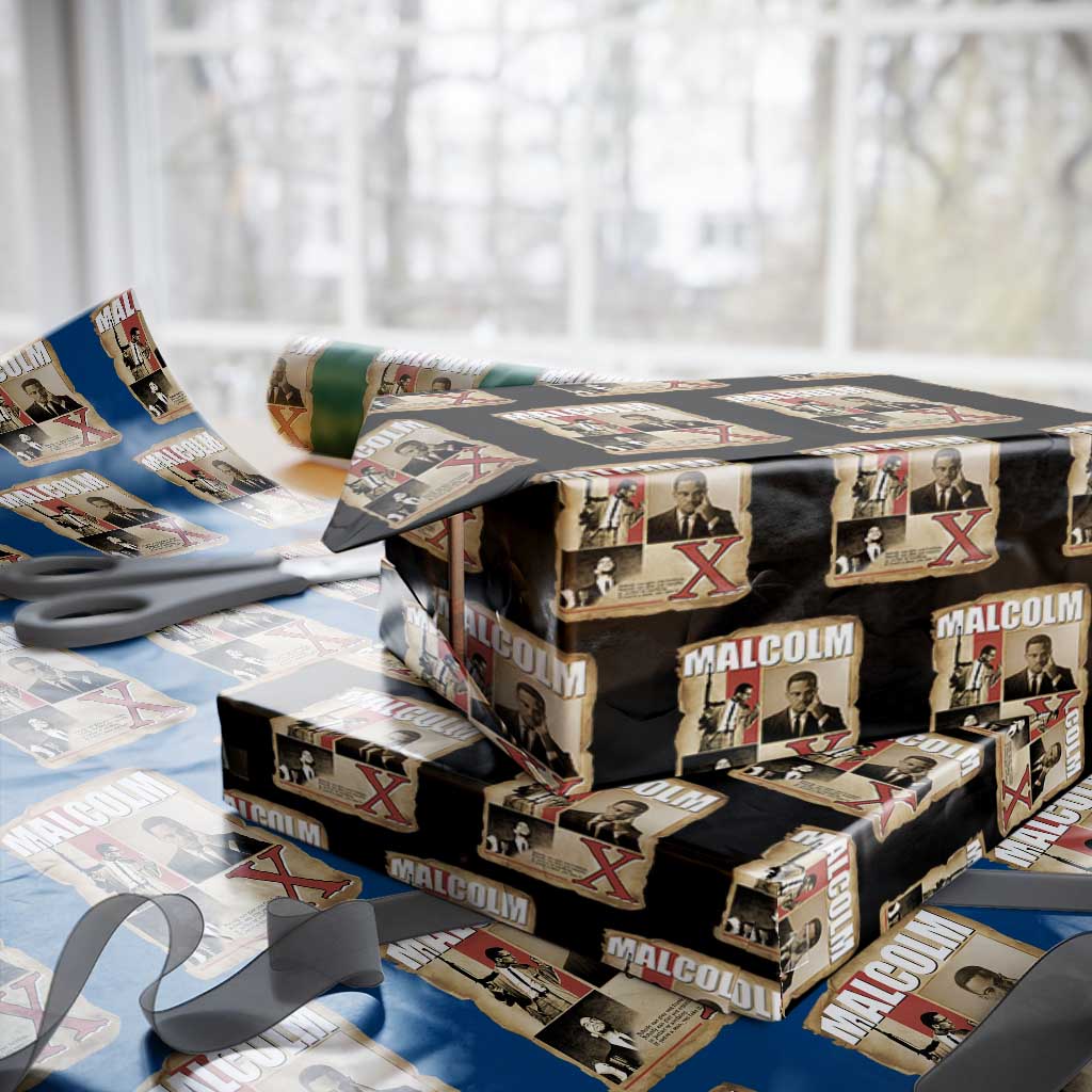 Malcolm X Quote Wrapping Paper Roll Nobody Can Give You Freedom Take It - Wonder Print Shop
