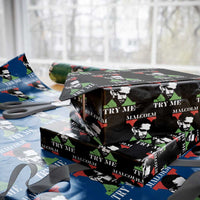 Malcolm X Try Me Wrapping Paper Roll American Civil Rights Leader Quote - Wonder Print Shop
