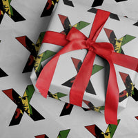 Malcolm X Wrapping Paper Roll African American Heritage Gift - Wonder Print Shop